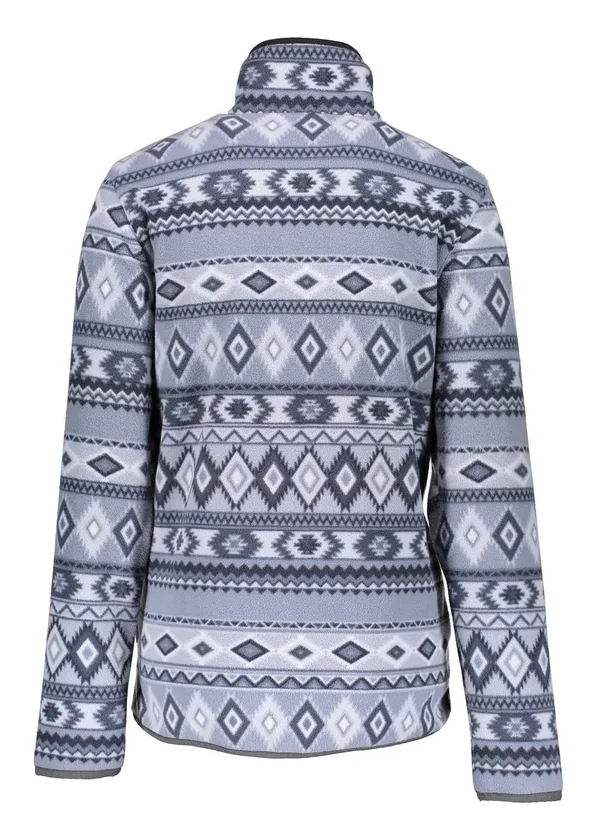 Obermeyer Women's Boulder Fleece Gunsmoke Print Small