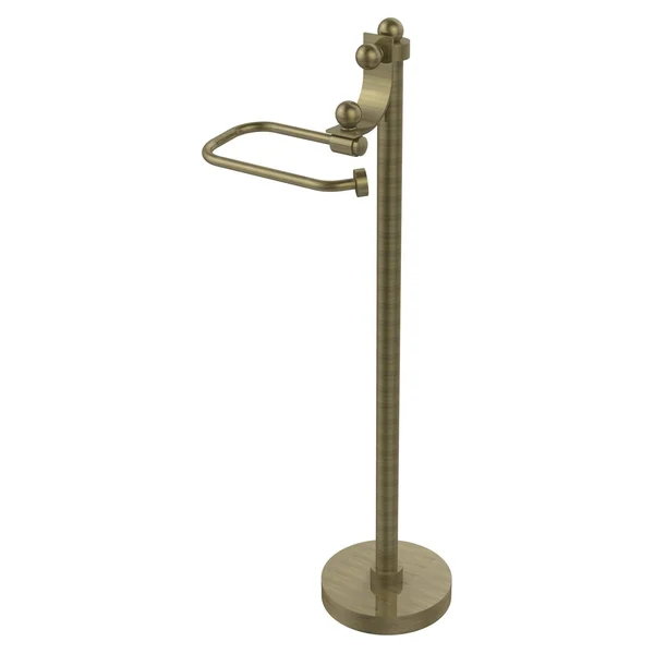 Allied Brass Free Standing European Style Toilet Tissue Holder - Antique Brass