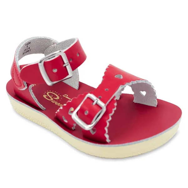 Sweetheart Salt Water Sandals Kids Red Size 12