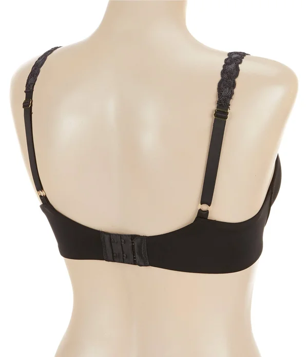 Natori Pure Luxe Underwire T-Shirt Bra - Black - 30DDD