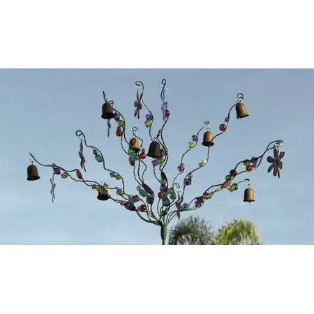 Red Barrel Studio Haubert Blossom and Bells Garden Stake