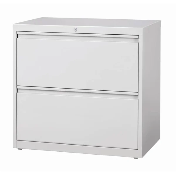 WorkPro 30x22W 2-Drawer Metal Lateral File Cabinet - Light Gray