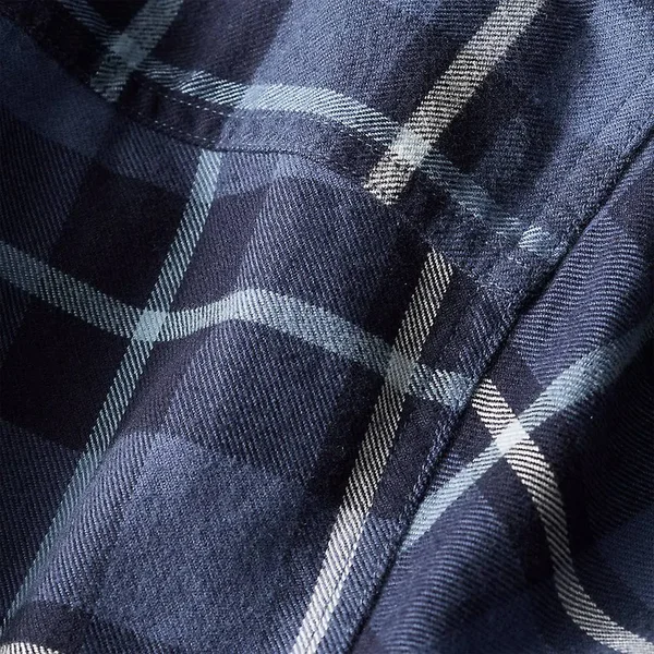 Eddie Bauer Men's Eddie&s Favorite Flannel Shirt - Plaid - Blue - L