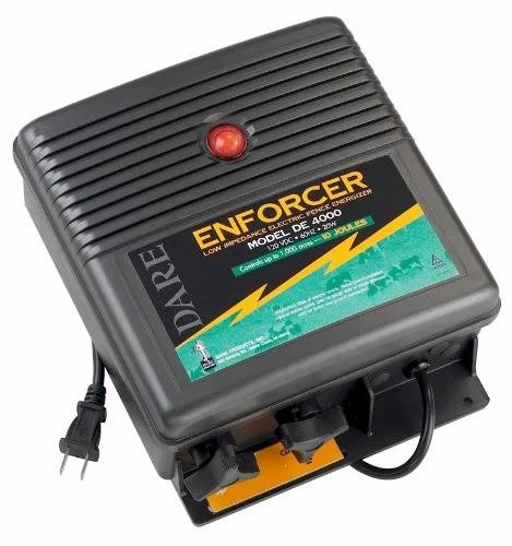 Dare De 4000 Enforcer 10 Joule A/C Fence Charger