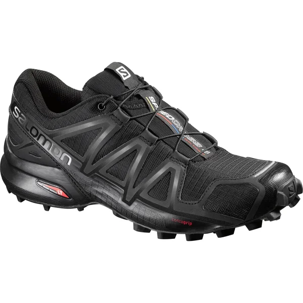 Salomon Women's Speedcross 4 Trail Running Shoes (Black/Metallic - 11)