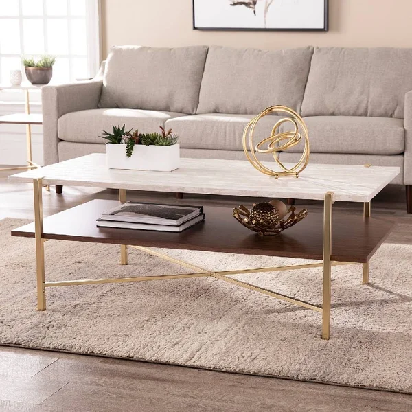 Ardmillan Rectangular Cocktail Table w/ Storage - Southern Enterprises CK1004900