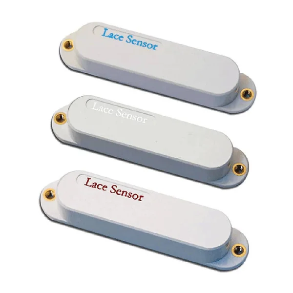 Lace Sensor Blue Fire Single Coil Pickup 3- Pack White