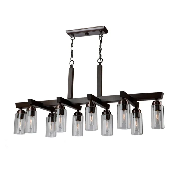 Artcraft Home Glow 10 Light Chandelier, Brunito - AC10860BU