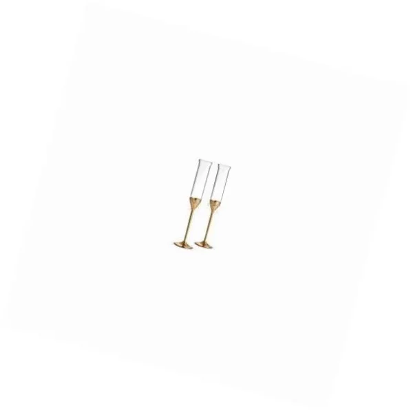 Vera Wang Love Knots Gold Toasting Flute (Pair)