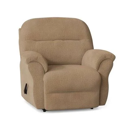 Red Barrel Studio Fauteuil Inclinable Mishti tissu du Corps: Brun en Toile jute-20075 - Type d’inclinaison: Alimentation