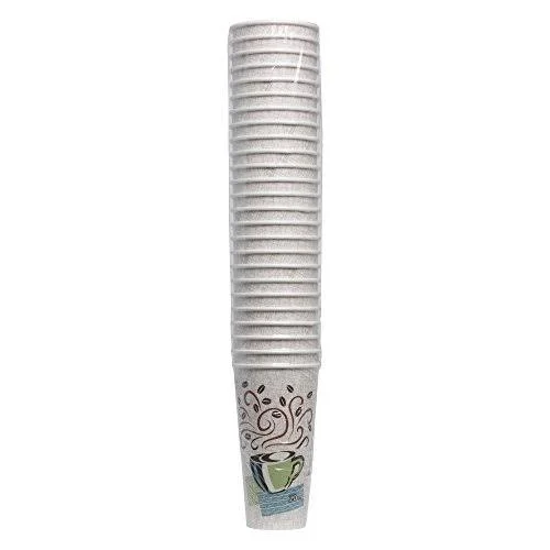 Dixie Hot Cups, Paper, 20oz, Coffee Dreams Design, 25/Pack, 20 Packs/Carton