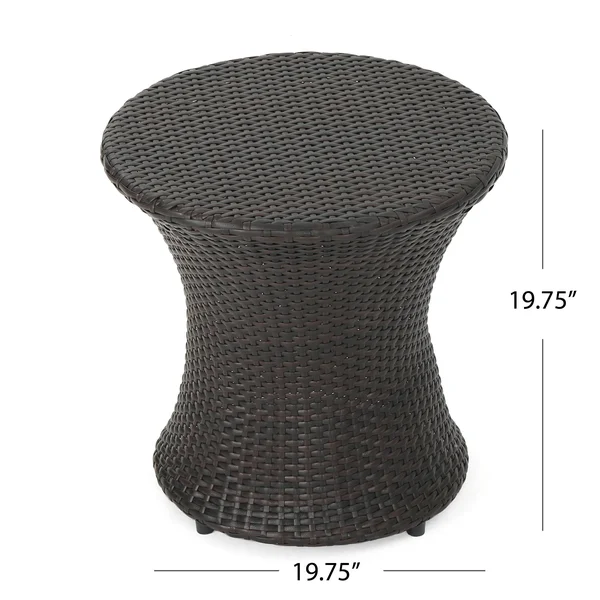 Mirage 3PC Wicker Stacking Chair Chat Set - Brown - Christopher Knight Home
