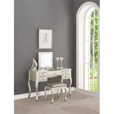 Vanity Set Canora Grey Color: Silver