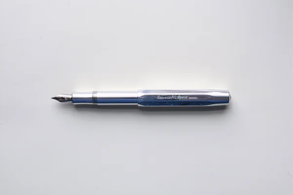 Kaweco Al Sport Fountain Pen - Raw - Double Broad