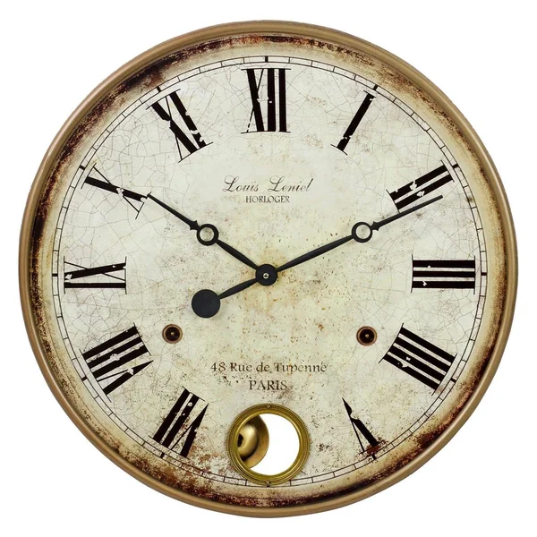 Aspire Home Accents 22x22 Raleigh Pendulum Wall Clock - Brown