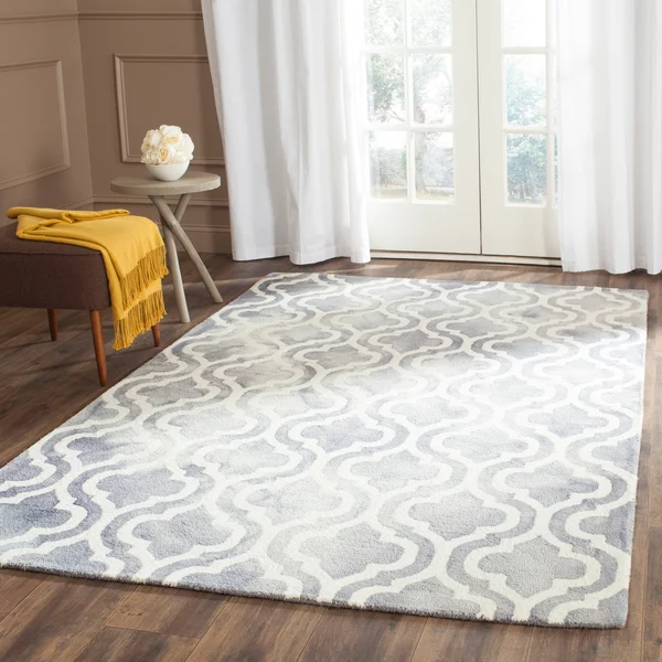 Safavieh Dip Dye DDY537D Turquoise - Ivory Rug 2&3x22 x 8& Runner
