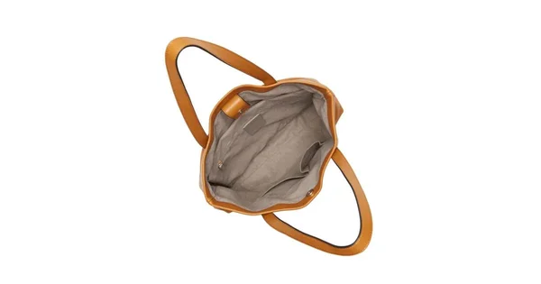 Vince Camuto Plum Leather Tote - Women's - Cognac