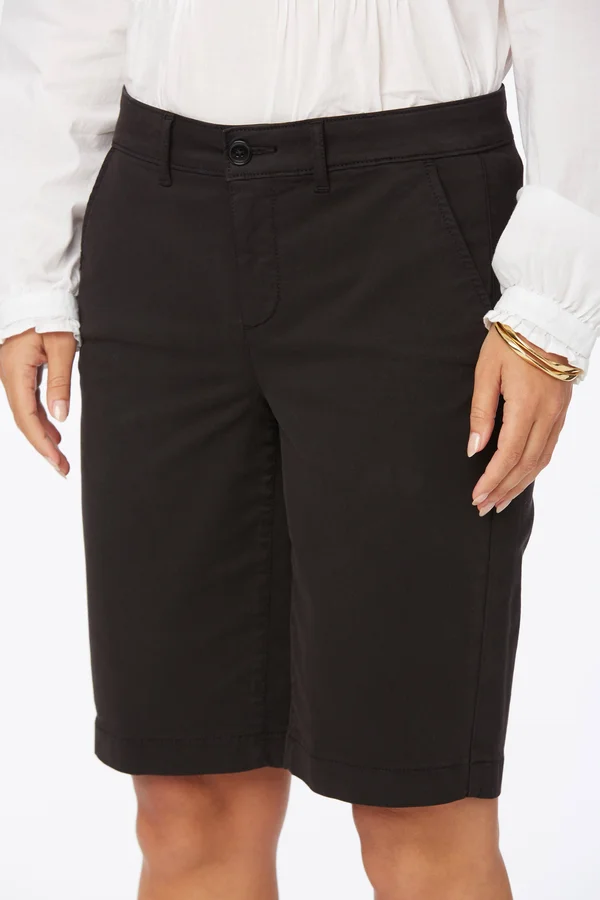 Nydj Women's Bermuda Shorts in Black - Regular, Size: 00