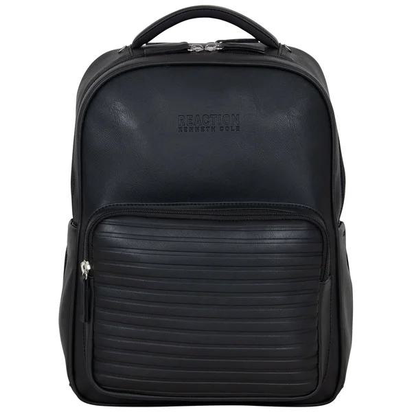 Kenneth Cole Reaction Vegan Leather Laptop Backpack - Black