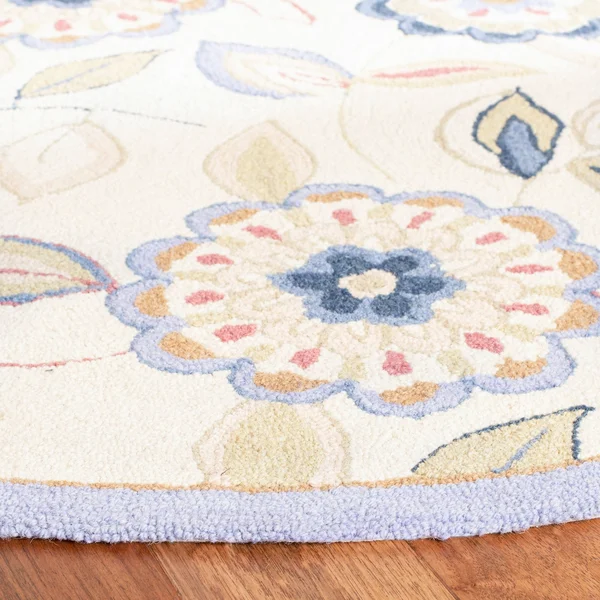 Safavieh Chelsea HK179A 2&6x22 x 8&0x22 Runner Ivory - Blue Area Rug
