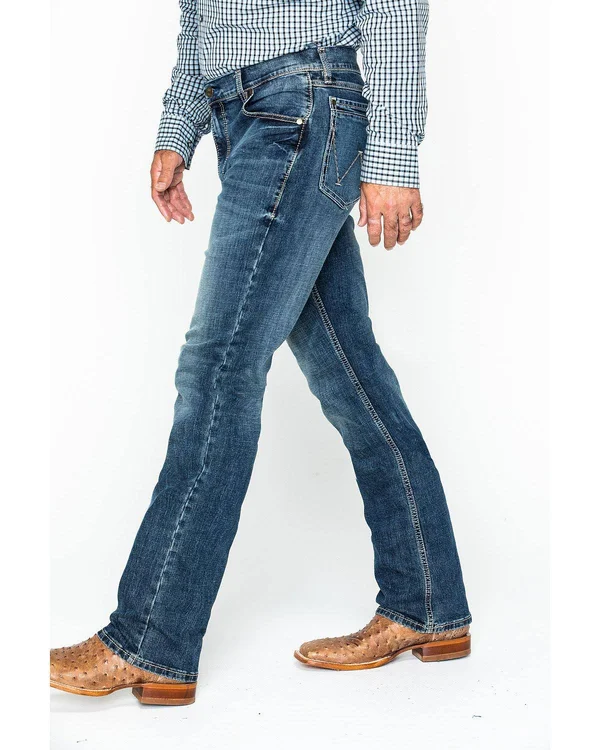 Wrangler Retro Men's Layton Slim Fit Boot Cut Jeans