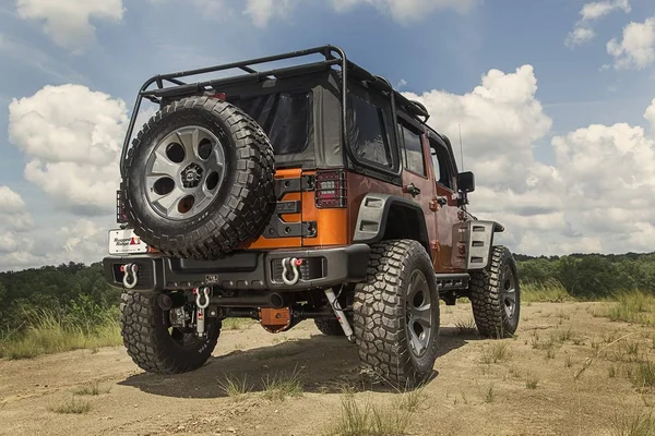 Rugged Ridge 11544.51 Spartacus Rear Bumper Black Jeep Wrangler