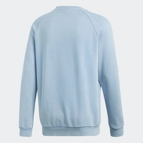 Adidas Originals Men's Trefoil Crew Sweatshirt, Blue, Size: XL