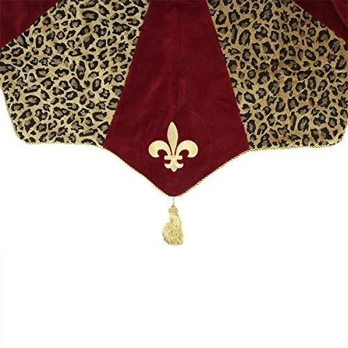 C & F Home Fleur-de-lis 54x22 Christmas Tree Skirt
