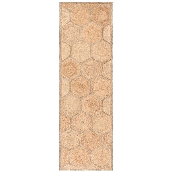 Safavieh Natural Fiber NF882B 3&0x22 x 5&0x22 Natural, Grey Area Rug
