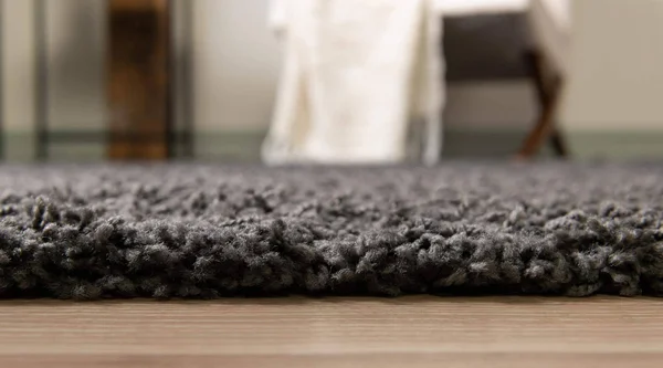 Solid Shag Rug 5x8, Graphite Gray
