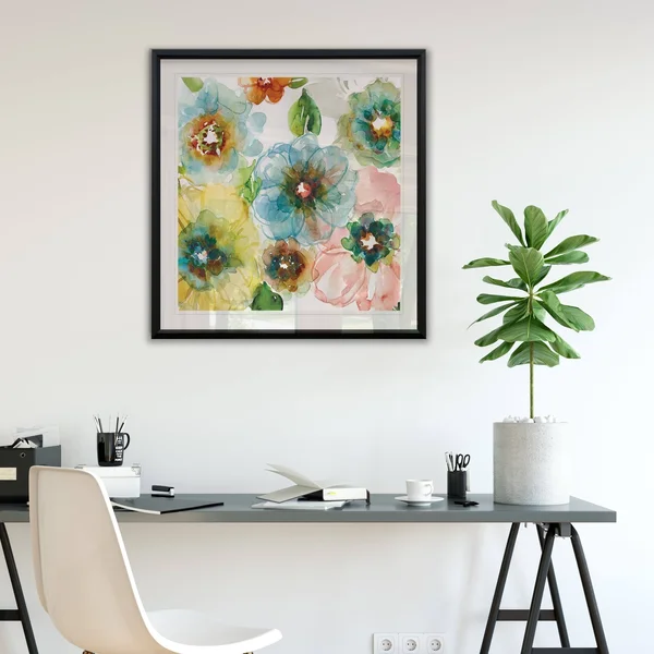 Blooming of Spring II -Framed Giclee Print - 30x30