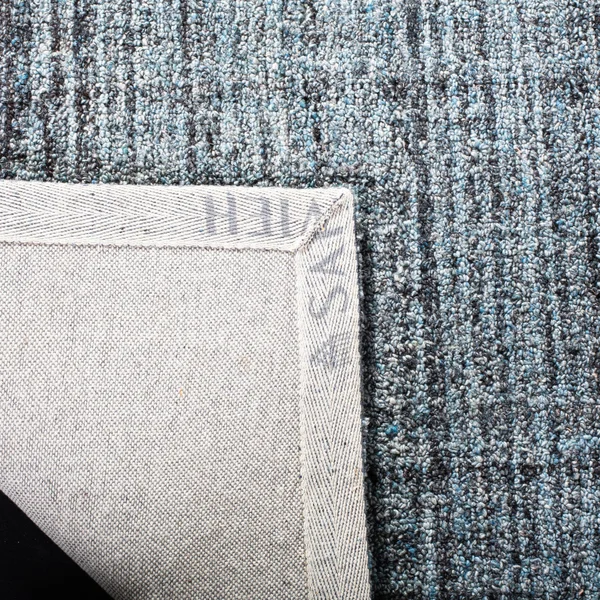 Safavieh 6& x 6& Round Abstract ABT604M Blue - Black Rug