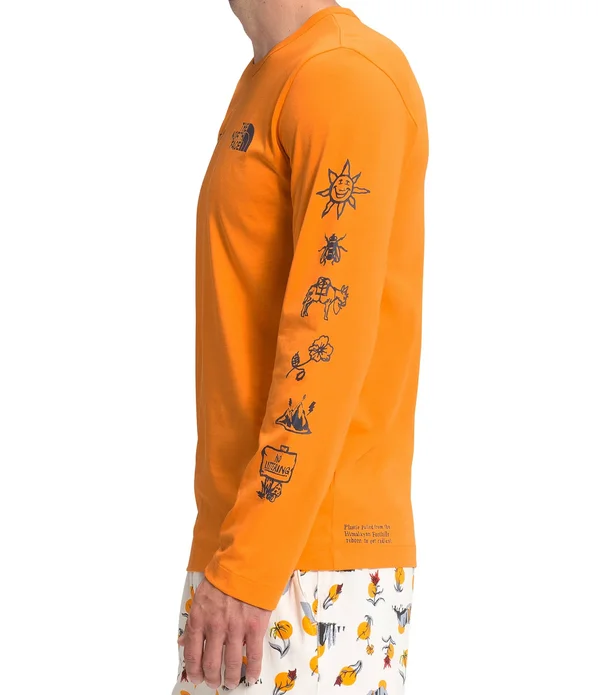 The North Face Long-Sleeve Himalayan Bottle Tee - S