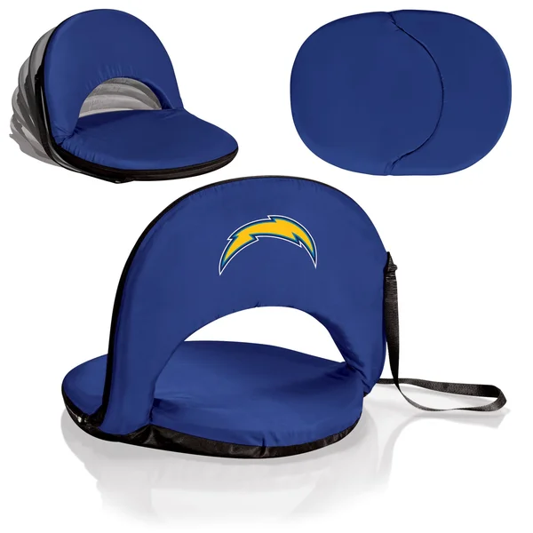 Oniva Navy NFL Los Angeles Chargers Portable Reclining Seat