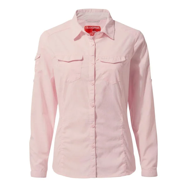 Craghoppers Womens/Ladies Nosilife Adventure II Long Sleeved Shirt - 4 US, Mushroom