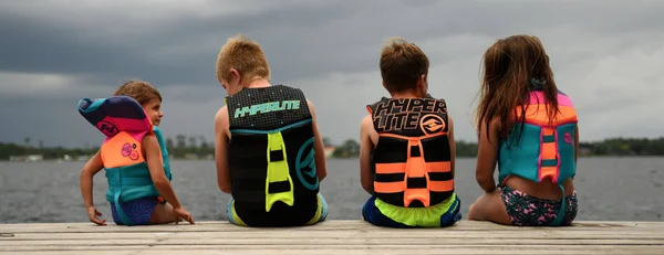 Hyperlite Colorful Girl's Child Indy Watersport Life Jacket Vest, Uscg Approved, One size, Pink/Teal