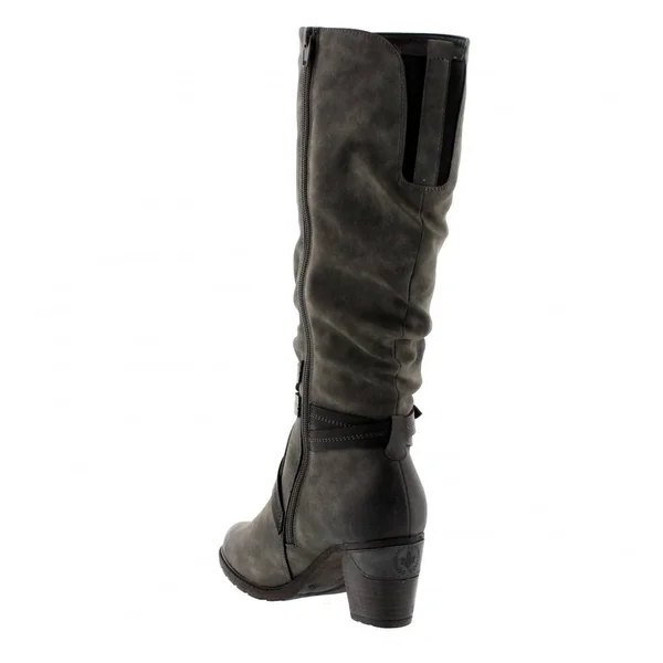 Rieker 96054-45 Womens Knee High Boots Grey 38 EU