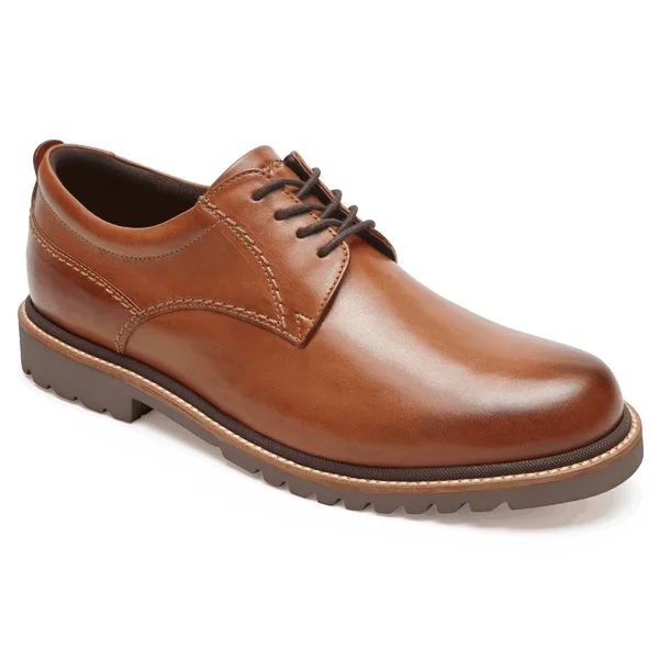 Rockport Men's Marshall Plain Toe Oxford, Size: 9, Brown