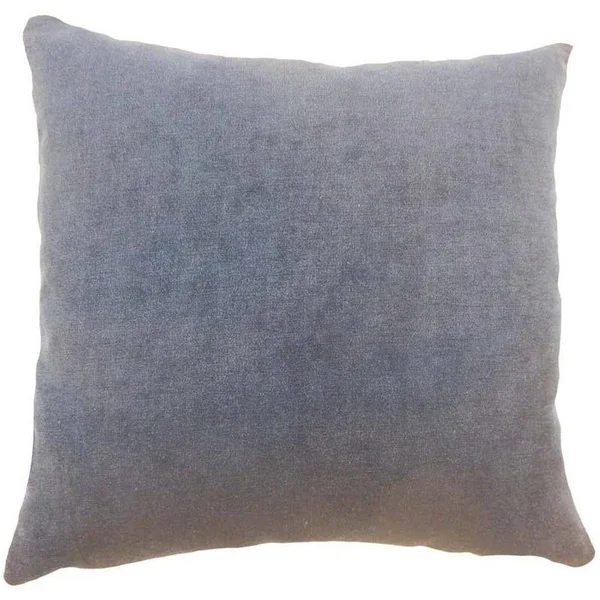 The Pillow Collection 20x22 Square Xyla Solid Throw Pillow