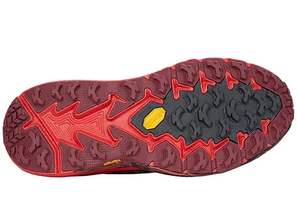 Hoka One One Men's Speedgoat 4 - 8.5 - Cordovan - High Risk Red