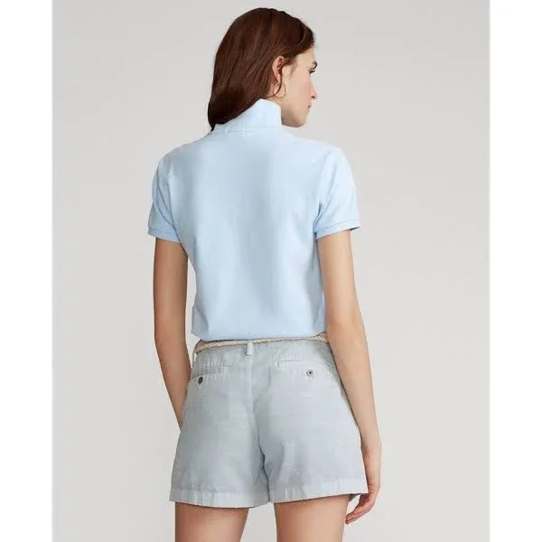 Ralph Lauren Women's Classic Fit Mesh Polo Shirt - Size S in Elite Blue