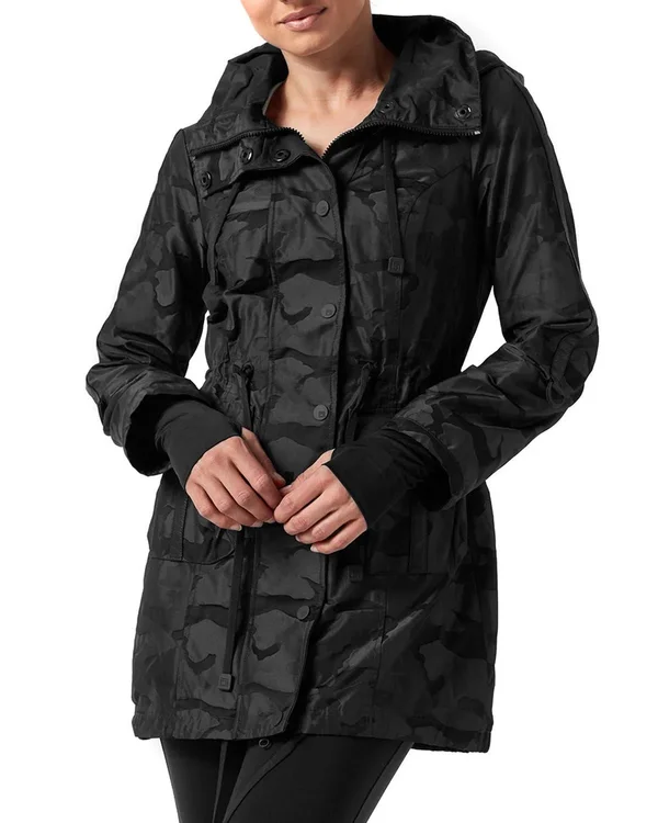 Blanc Noir Camo Anorak Jacket