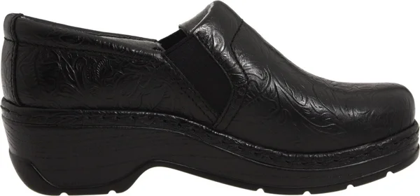 Klogs Naples Black Tooled