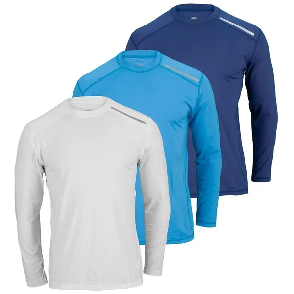 Bloquv Men's Long Sleeve Jet Tee Navy XL