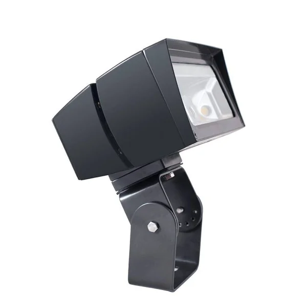RAB Future Flood 80W 4x4 120V Pcs Warm LED Trunnion On/Off Bronze