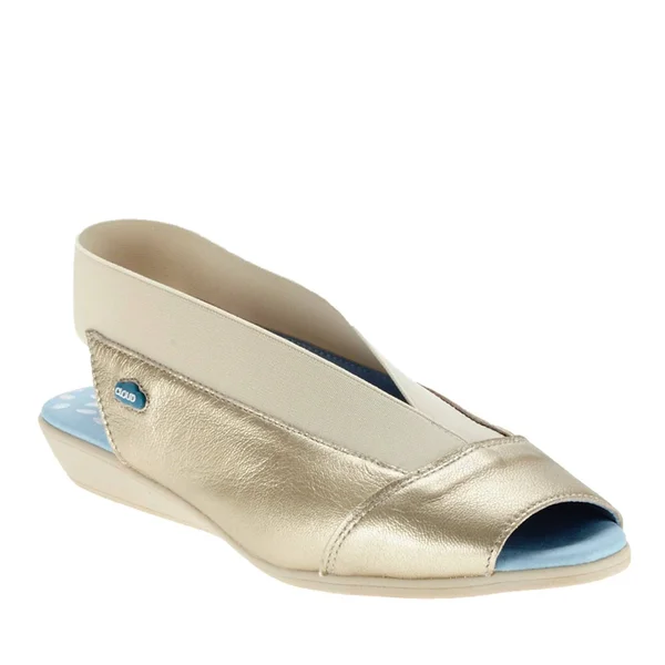 Women's Cloud Caliber Slingback Sandal, Size 9.5-10US - Metallic