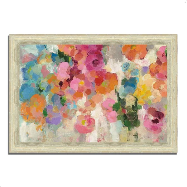 Colorful Garden I by Silvia Vassileva Framed Painting Print
