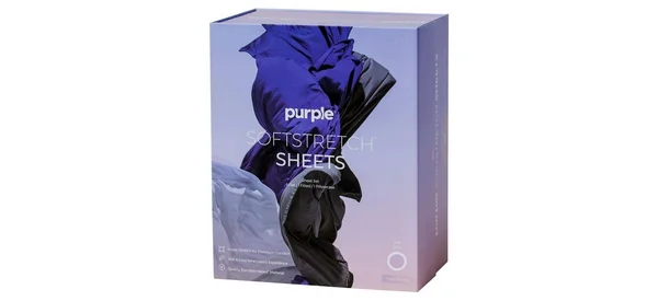 Purple Twin/Twin Extra Long SoftStretch Sheet Set, Lilac