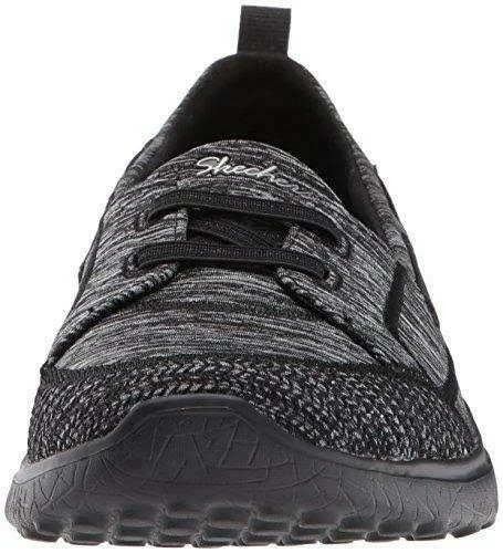 Women's Skechers Microburst Topnotch Walking Slip-On - Size: US 8.5, Black