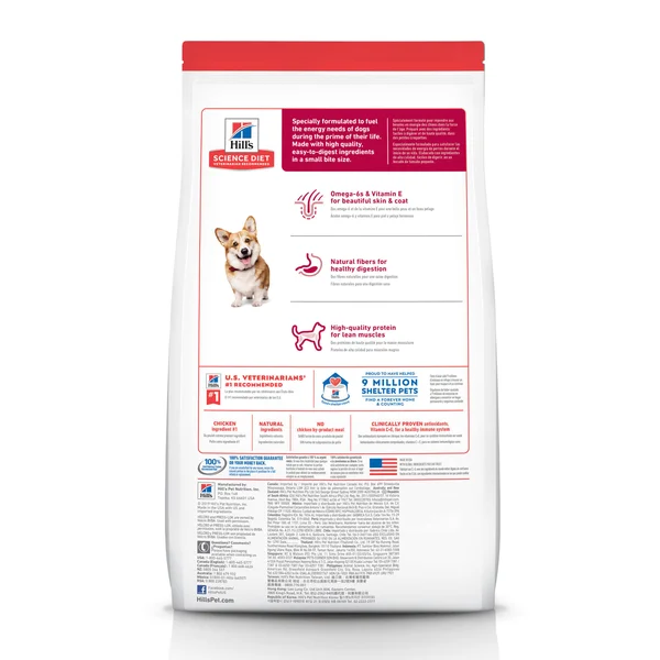 Science Diet Science Diet Dog Food, Premium, Chicken & Barley Recipe, Adult 1-6 Small Bites - 35 lb